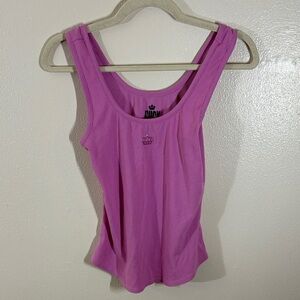 Juicy Couture Pink Ribbed Tank Top